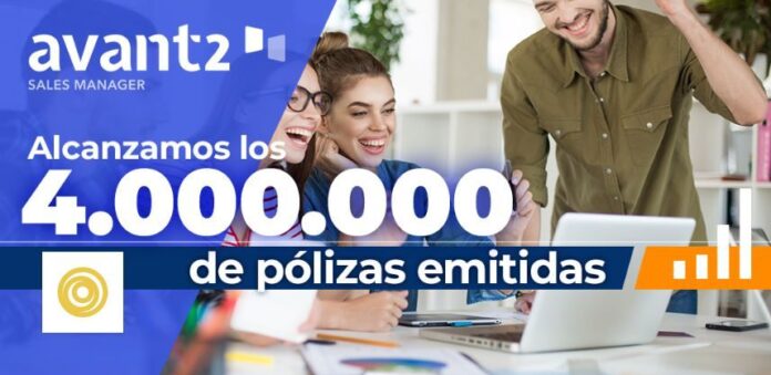 Avant2 Sales Manager alcanza un hito histórico con la emisión de su póliza número 4.000.000