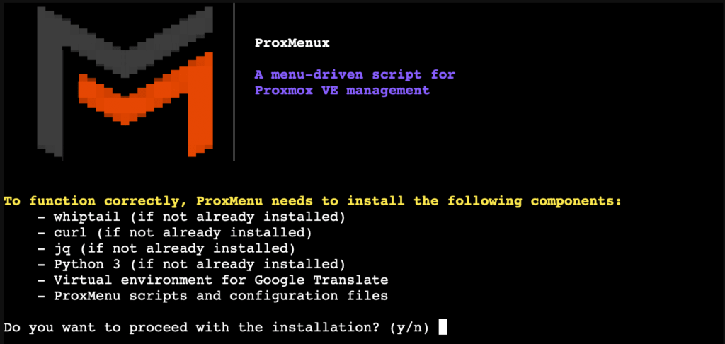 ProxMenux: el menú interactivo que quiere democratizar la administración de Proxmox VE 1